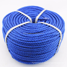 PP/PE 3 or 4 strands twisted monofilament rope PP double twisted danline rope